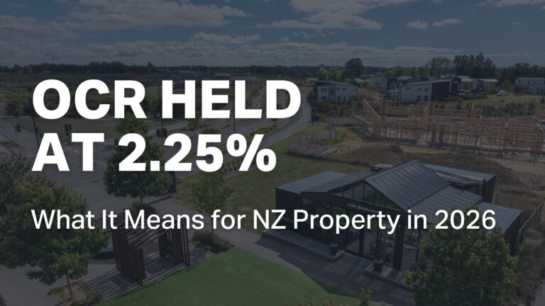 OCR Held at 2.25% – What It Means for Property in 2026